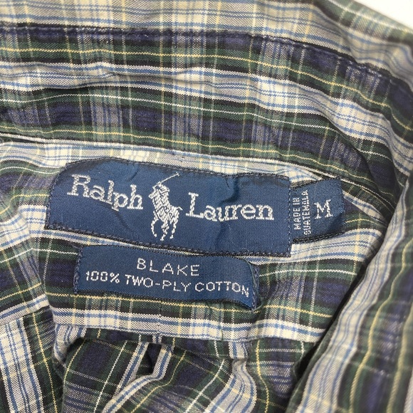 Men’s Polo Ralph Lauren Long Sleeve Button Down Shirt Size Medium - Picture 4 of 4